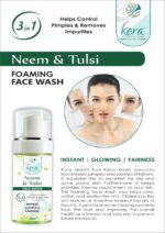 Kera Neem & Tulsi 3-in-1 Foaming Face Wash