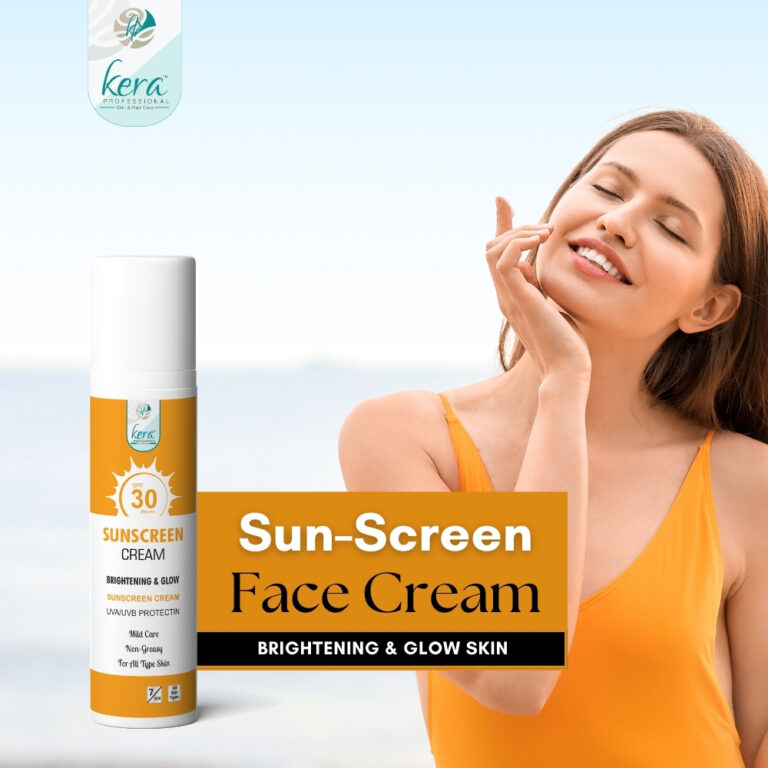 Kera Professional SPF 30 PA+++ Sunscreen Cream - Brightening & Glow