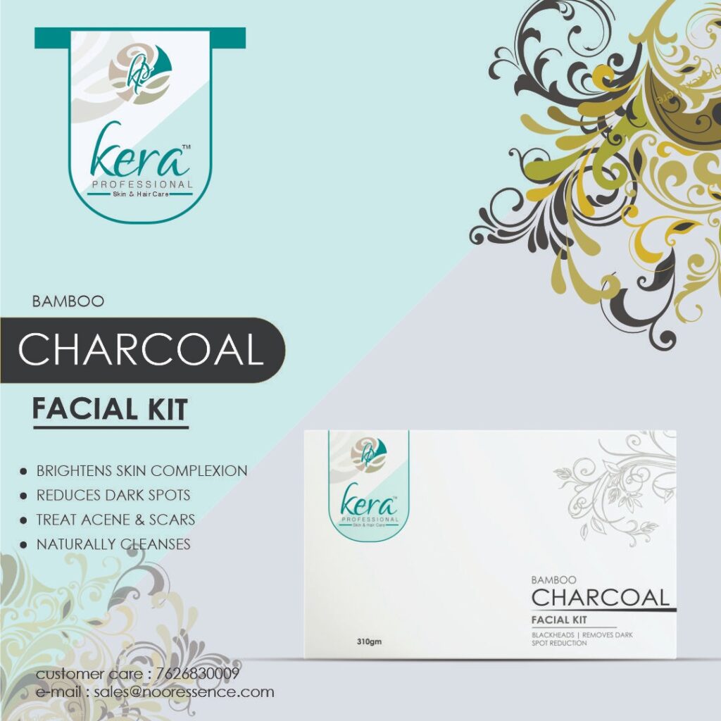 Kera Professional Bamboo Charcoal Facial Kit