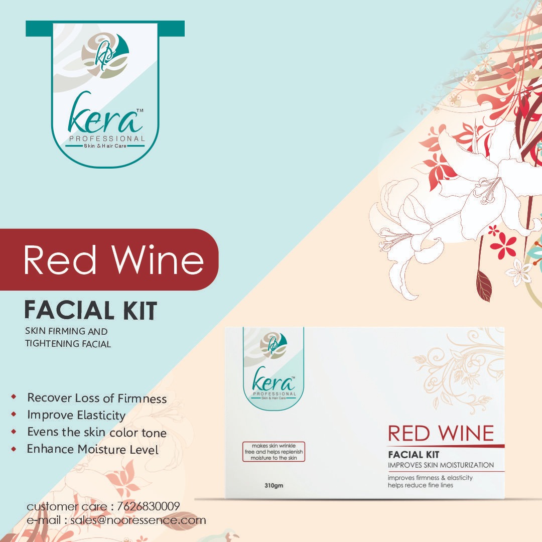 Kera Professional Red Wine Facial Kit