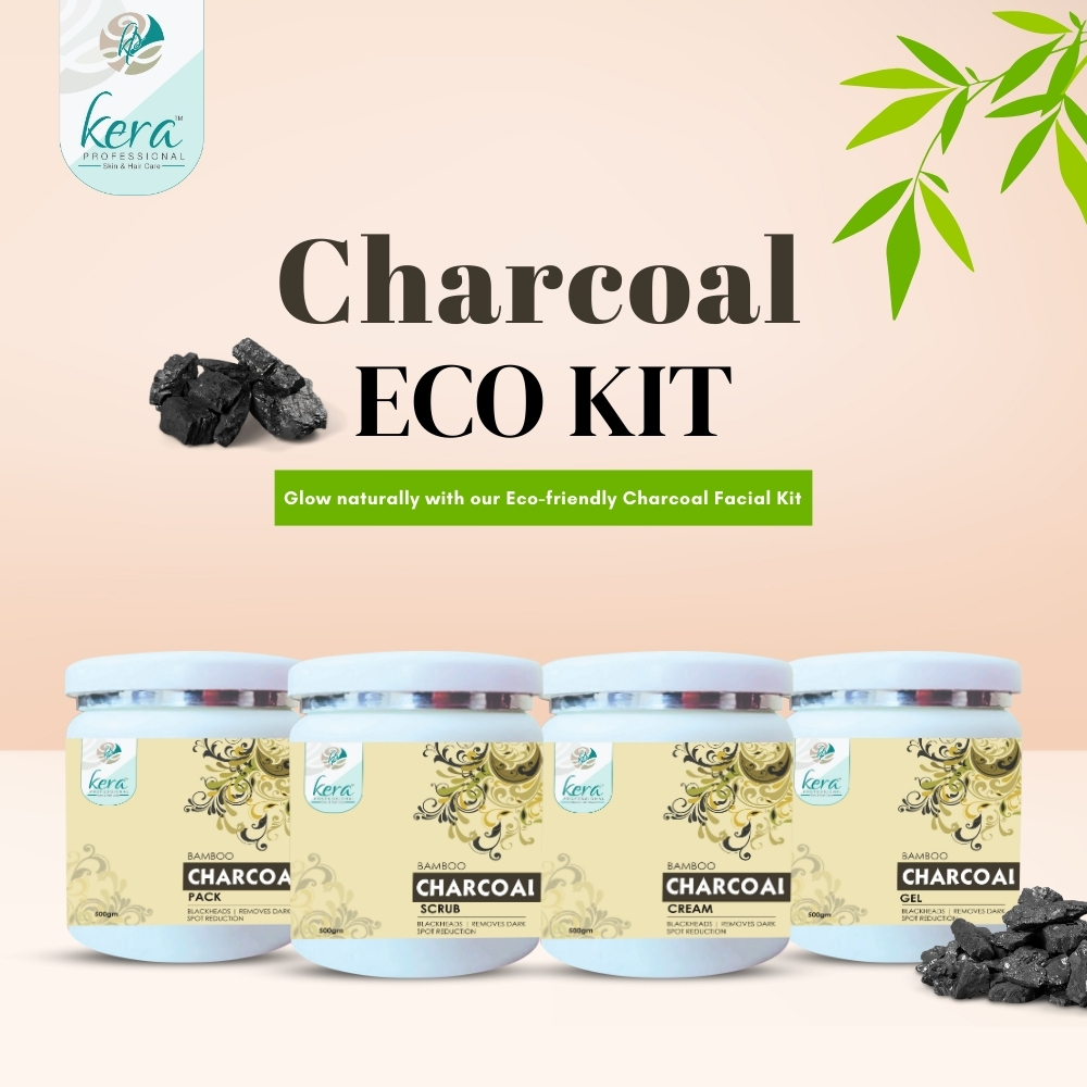 Kera Professional Bamboo Charcoal Facial Eco Kit